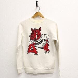 Vintage University of Arkansas Razorbacks Sweatshirt Medium